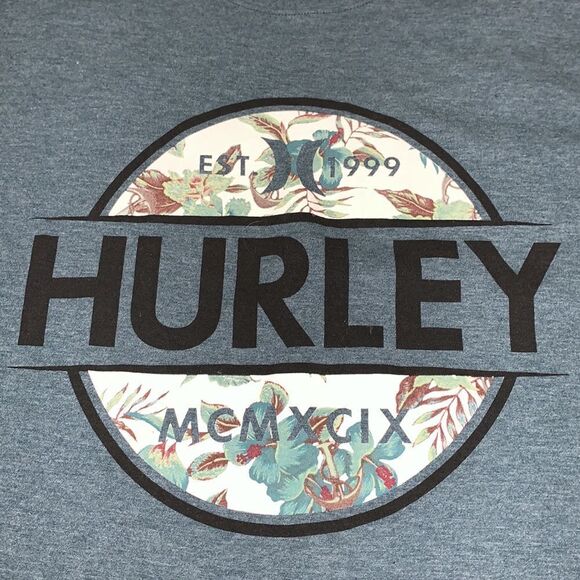 Mens Hurley Crewneck Shortsleeve Graphic T-Shirt - Picture 3 of 5